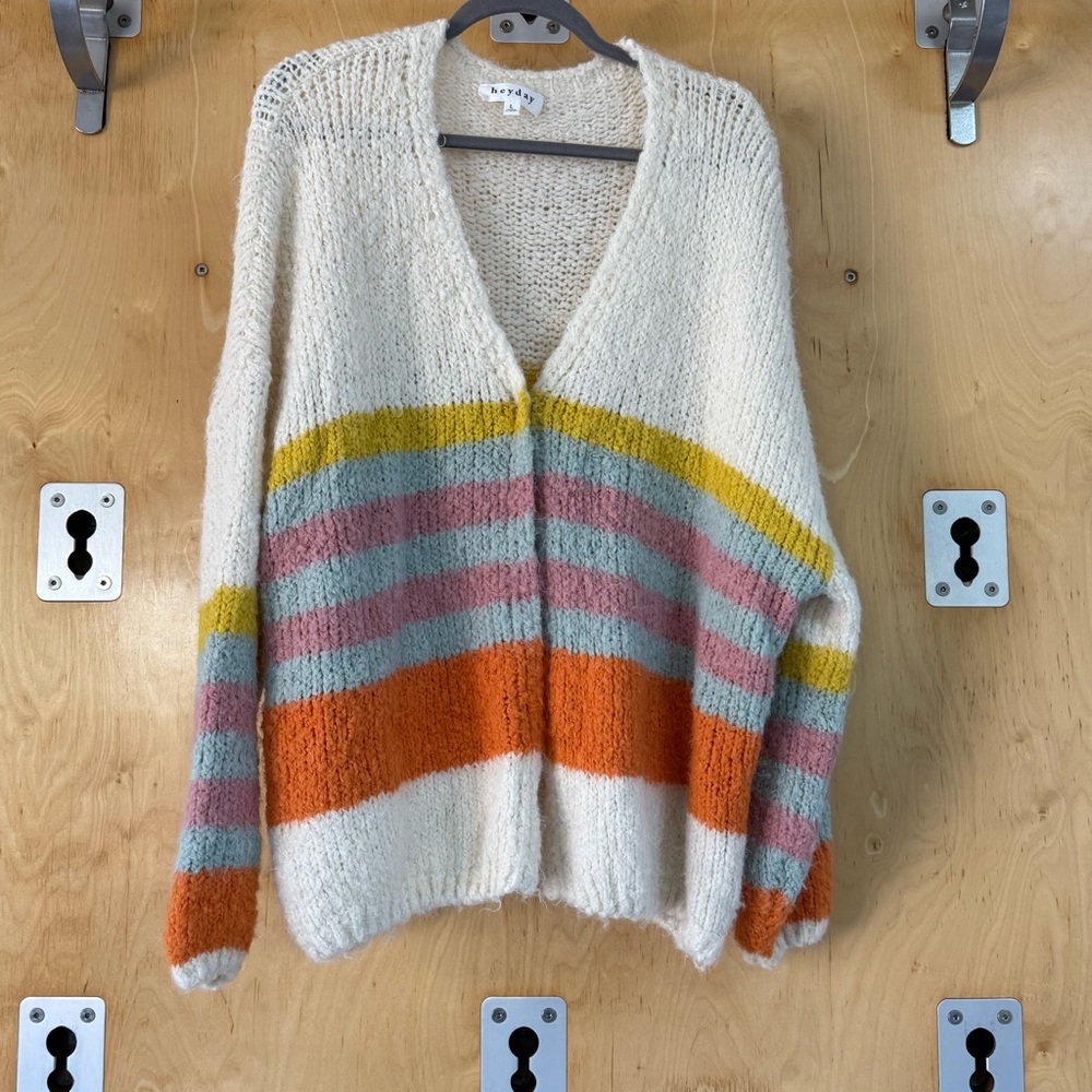 Colorful Striped Women's Sweater